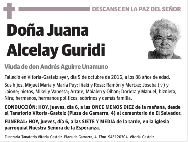 Juana Alcelay Guridi