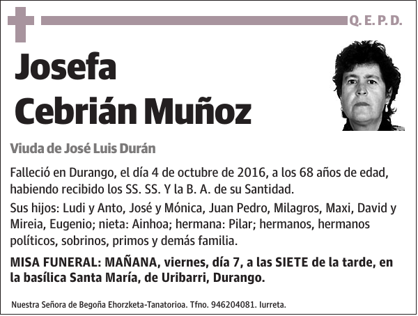 Josefa Cebrián Muñoz