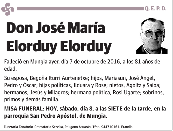 José María Elorduy Elorduy