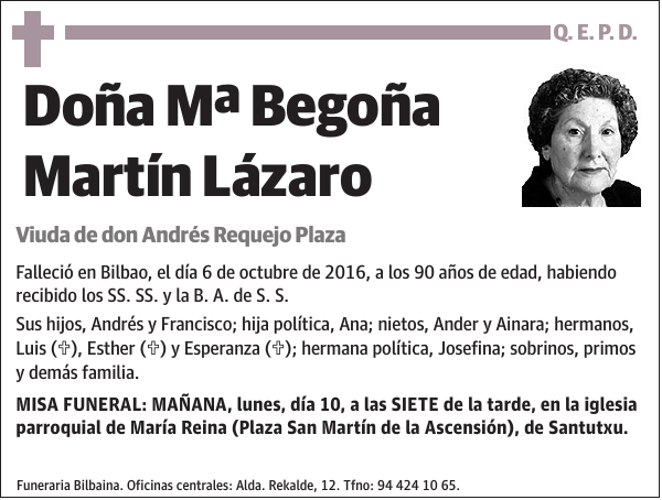 Mª Begoña Martín Lázaro