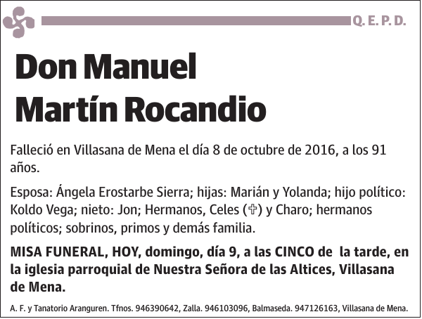 Manuel Martín Rocandio