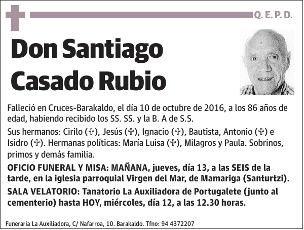 Santiago Casado Rubio