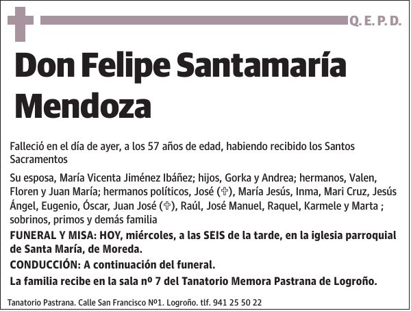 Felipe Santamaría Mendoza