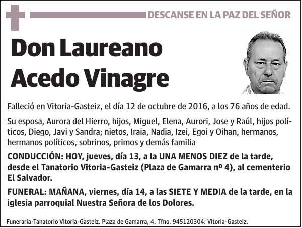 Laureano Acedo Vinagre