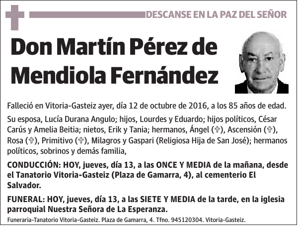 Martín Pérez de Mendiola Fernández