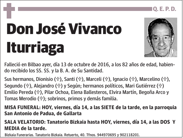 José Vivanco Iturriaga