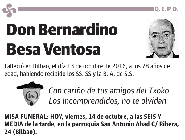 Bernardino Besa Ventosa