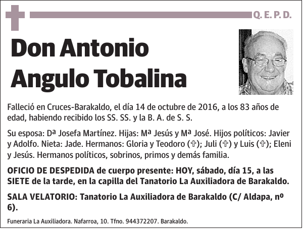 Antonio Angulo Tobalina