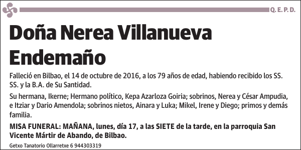 Nerea Villanueva Endemaño