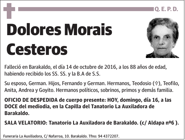 Dolores Morais Cesteros