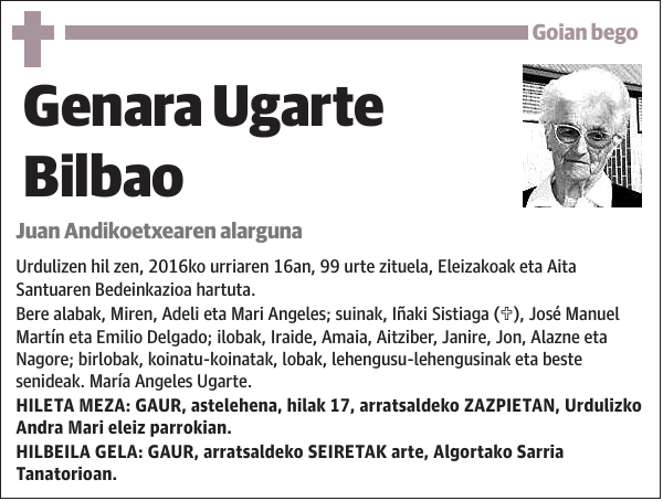 Genara Ugarte Bilbao