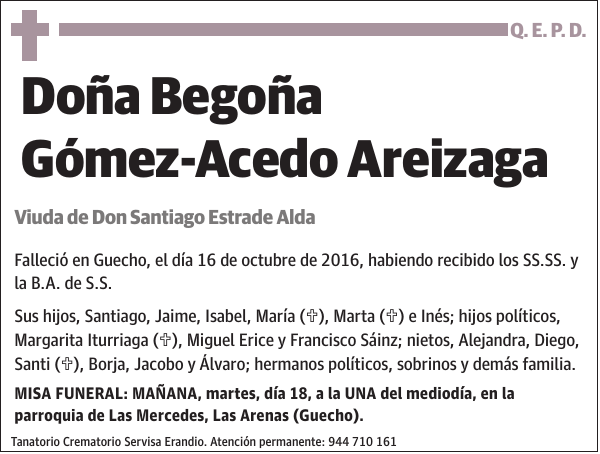 Begoña Gómez-Acedo Areizaga