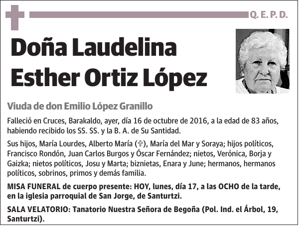 Laudelina Esther Ortiz López