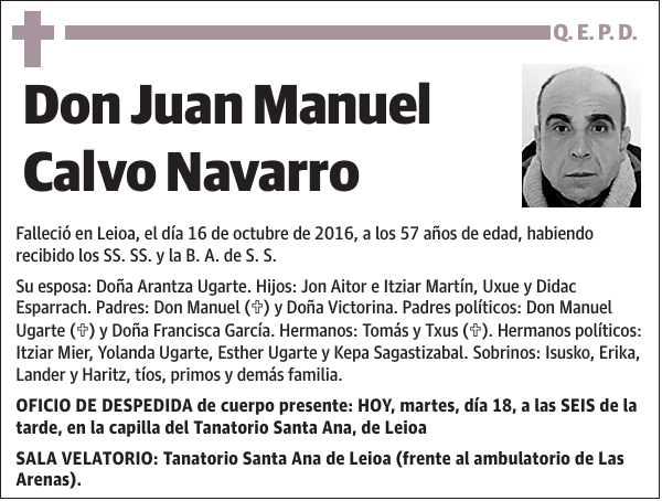 Juan Manuel Calvo Navarro