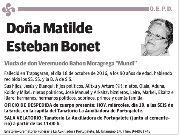 Matilde Esteban Bonet