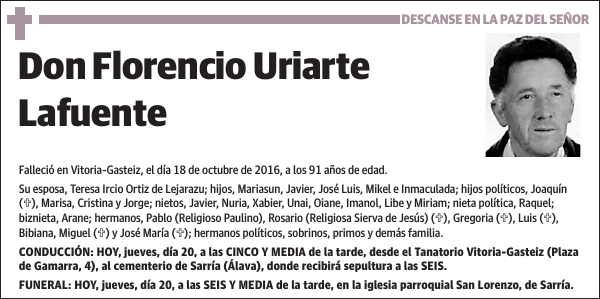 Florencio Uriarte Lafuente
