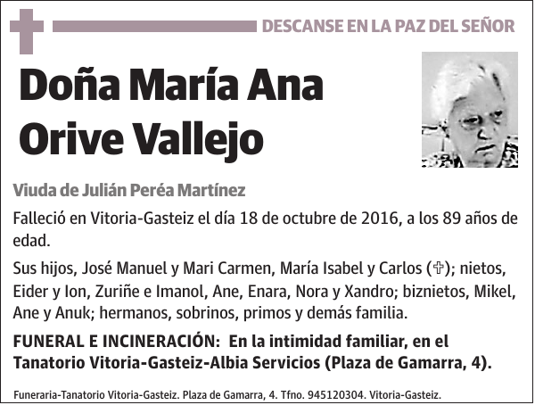 María Ana Orive Vallejo