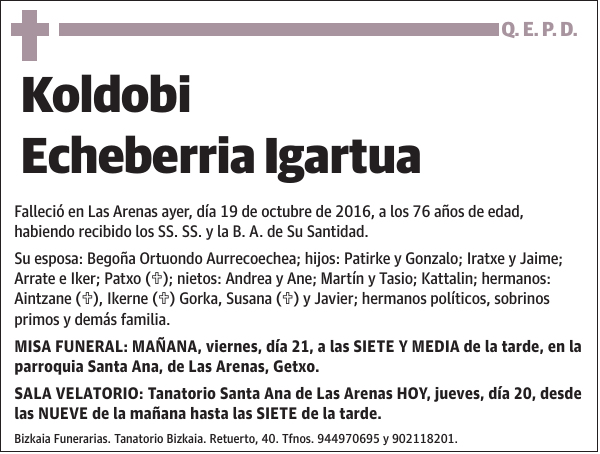 Koldobi Echeberria Igartua