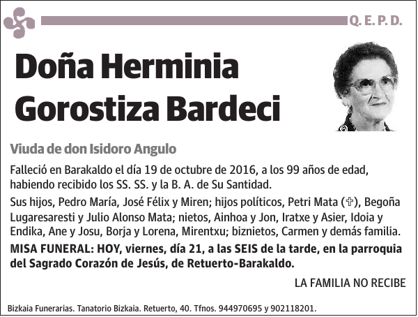 Herminia Gorostiza Bardeci