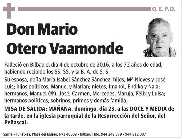 Mario Otero Vaamonde