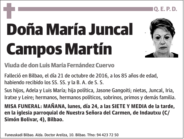 María Juncal Campos Martín