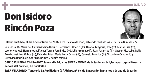 Isidoro Rincón Poza