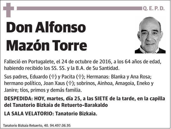 Alfonso Mazón Torre