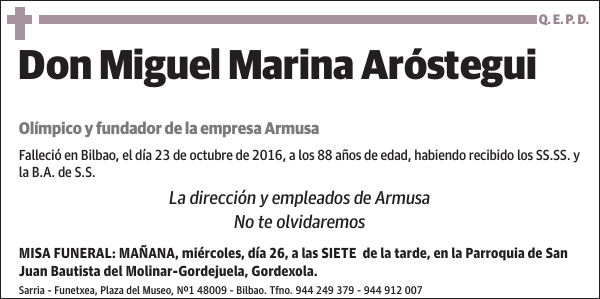 Miguel Marina Aróstegui