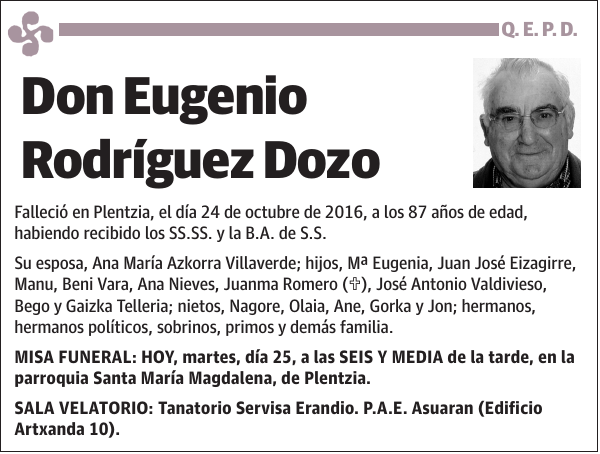 Eugenio Rodríguez Dozo