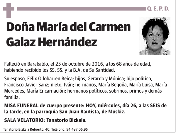 María del Carmen Galaz Hernández