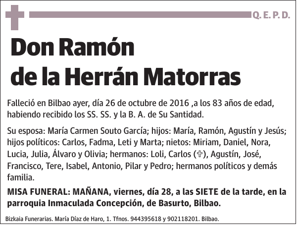 Ramón de la Herrán Matorras