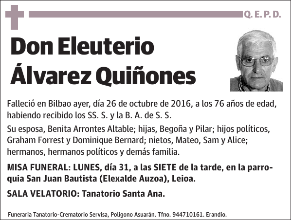 Eleuterio Álvarez Quiñones