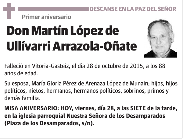 Martín López de Ullívarri Arrazola-Oñate