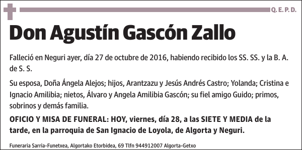 Agustín Gascón Zallo