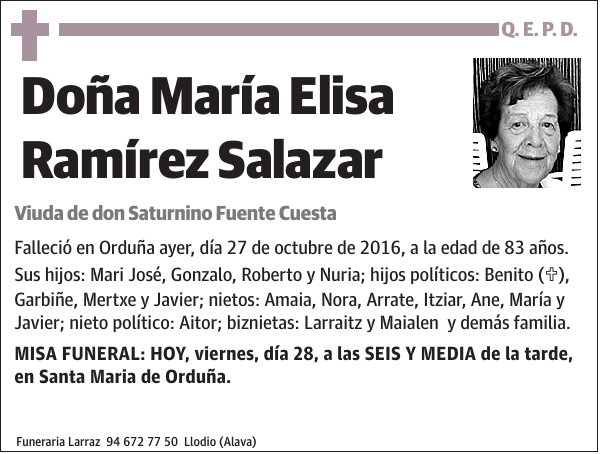 María Elisa Ramírez Salazar