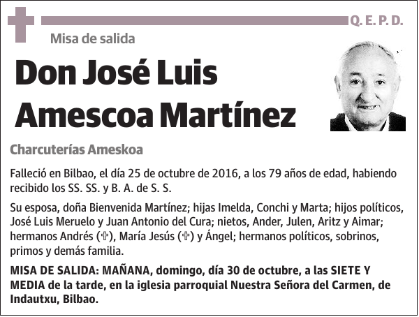 José Luis Amescoa Martínez