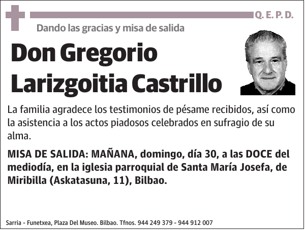 Gregorio Larizgoitia Castrillo