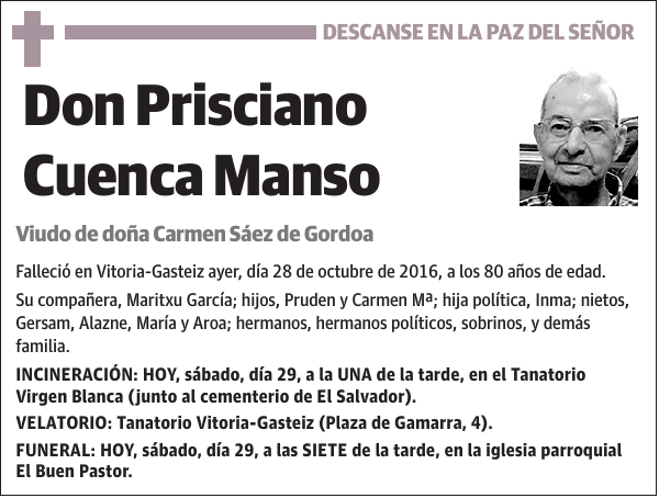 Prisciano Cuenca Manso