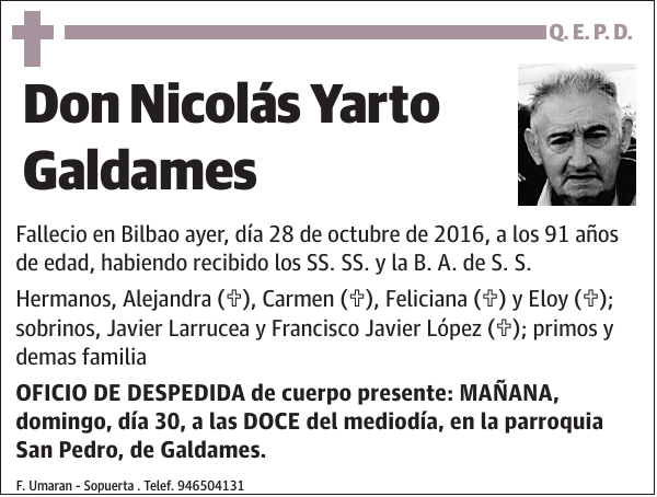 Nicolás Yarto Galdames