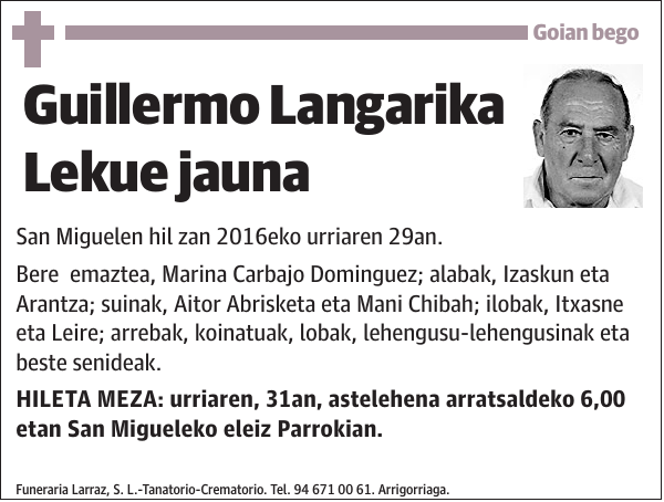 Guillermo Langarika Lekue