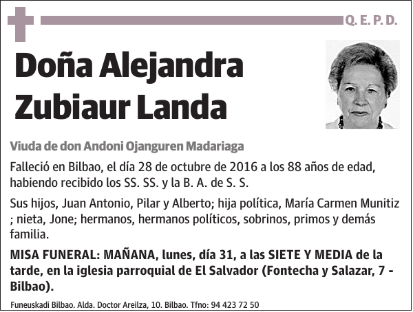 Alejandra Zubiaur Landa