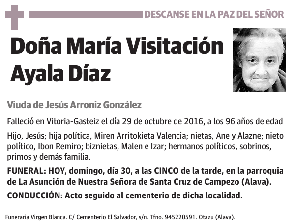 María Visitación Ayala Díaz