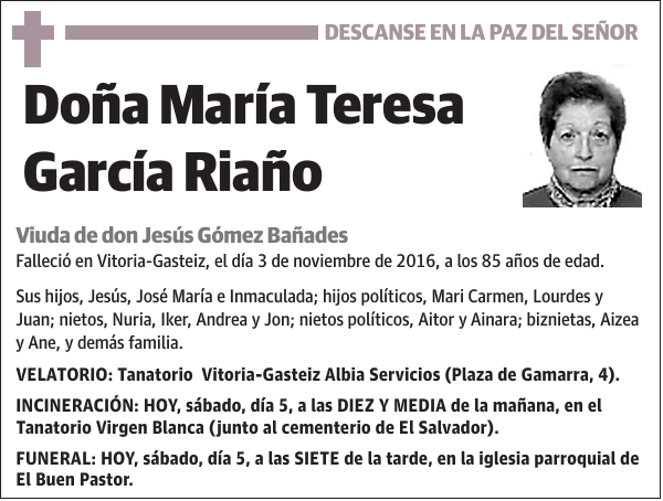 María Teresa García Riaño