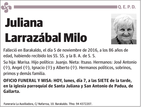 Juliana Larrazábal Milo