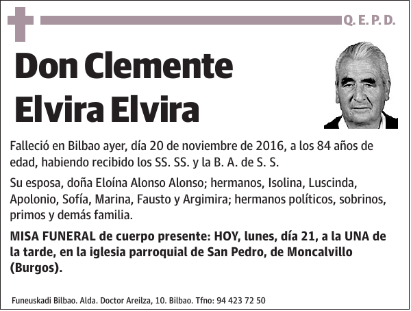 Clemente Elvira Elvira