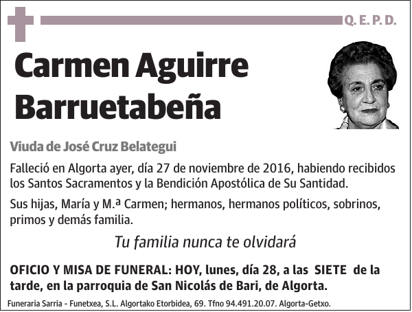 Carmen Aguirre Barruetabeña