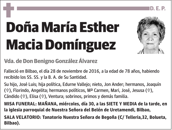 María Esther Macia Domínguez