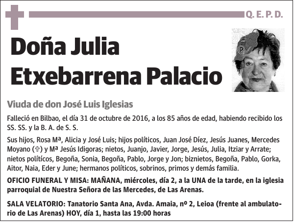 Julia Etxebarrena Palacio