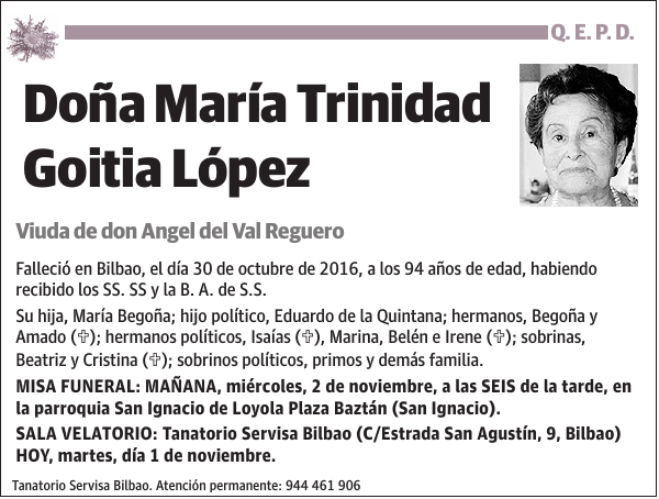 María Trinidad Goitia López