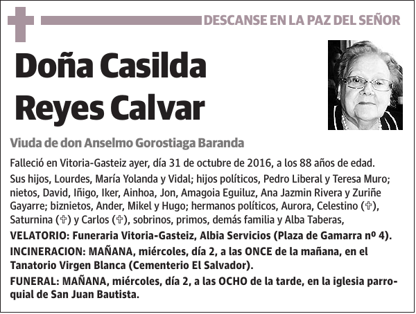 Casilda Reyes Calvar